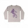 Langarmshirt Northpole Tee Heather Grey BMX Freja - DANEFAE