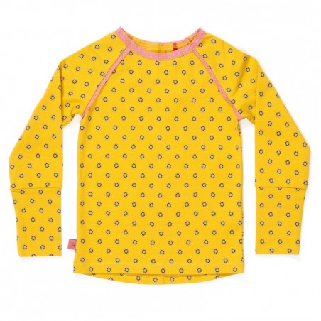 Helia Blouse Lemon Curry Flower - AlbaBaby
