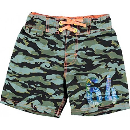 Boys Loosefit Swim Boxer Army Print - Claesen's