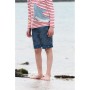 Ralph Reversible Shorts, Marine Blue Anchors Pond - frugi