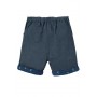 Ralph Reversible Shorts, Marine Blue Anchors Pond - frugi