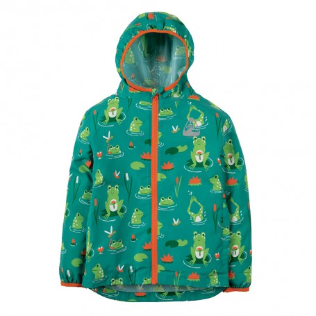 Puddle Buster Regenjacke,  Samson Green Frog Pond - frugi