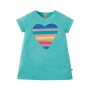 Sophie Sequin Applique Top, St Agnes/Sequin Heart - frugi