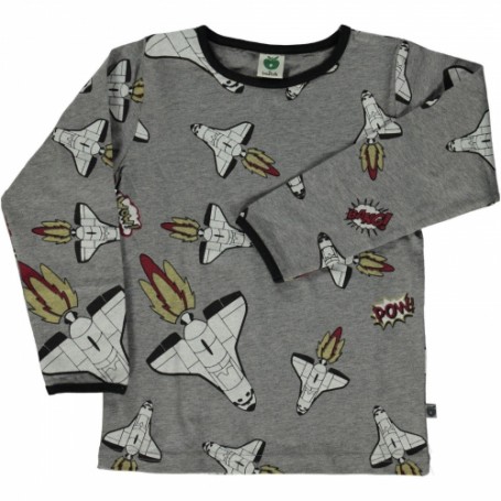 Shirt LS mit Raketen - Smafolk