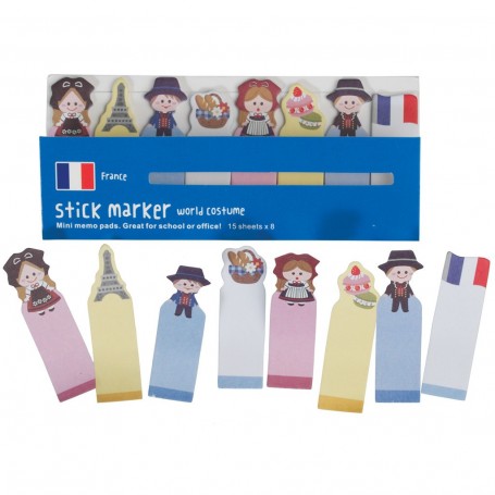 Rex London Vive la France Mini Memo Pads - REX London