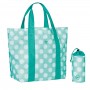 Splash & Fun Beach Shopper Dots Aqua - Lässig