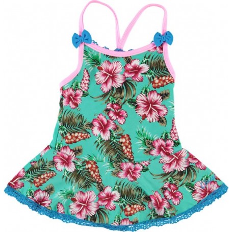 Baby Girls  Swimsuit Fuchsia/Hawaii- Claesen's