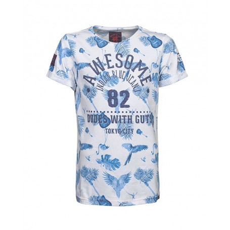 T-Shirt all over birds - Indian Blue Jeans