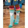 Hygge High Knee Socks 2pk, Unicorn - frugi