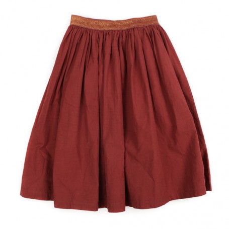 Minnie Poplin Long Skirt - Lily Balou