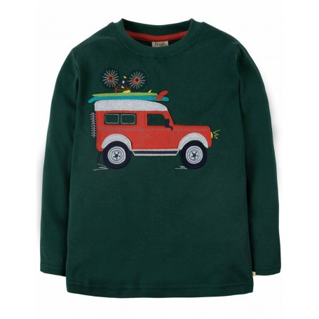 Touring Applique Top *Fir Tree Truck - frugi