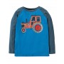 Harry Printed Top, Navy/Tractor - frugi