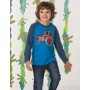 Harry Printed Top, Navy/Tractor - frugi