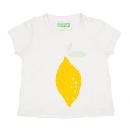 T-Shirt Rosaline White Lemon - Lily Balou