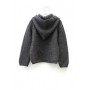 Knitted Hoodie dark grey - Motoreta