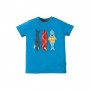 Stanley Applique T-shirt *Sail Blue/Sharks - frugi