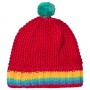 Evie Embroidered Bobble Hat - frugi