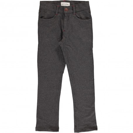 Softpants Sweat DARK GREY MELANGE - maxomorra