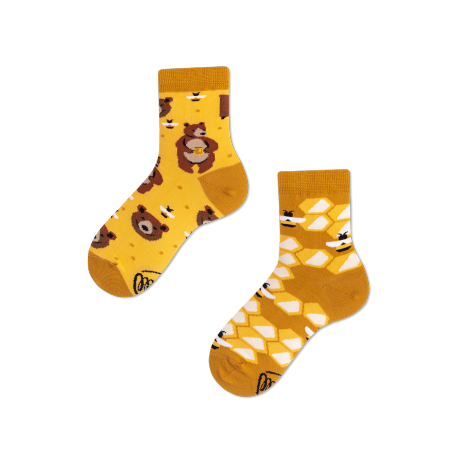 Honey Bear Socks for Kids - Many Mornings