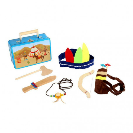 Kinderkoffer Indianer Set - Legler