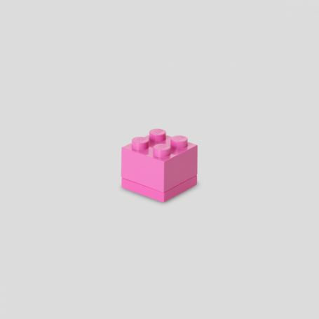 Lego Mini-Lunchbox (pink) - Room Copenhagen