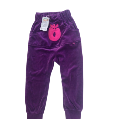 Jogger purple mit Apfel - Smafolk