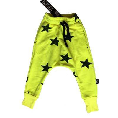 Sweatpants *Stars, Neonyellow* - nununu