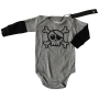 Onesie *Skull grey* - nununu