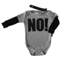 Onesie *NO! grey* - nununu