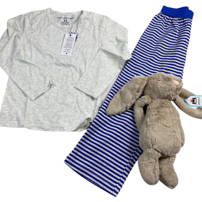 Boys Pyjama-Set *navy stripes* - little label