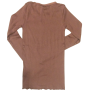 LS Rib Shirt Lace - Wheat