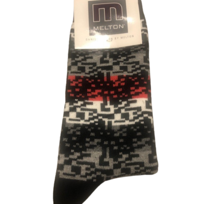 Socken * Tetris* black- Melton