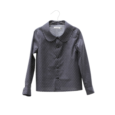 Martina Blouse Polka Dot Black - Motoreta