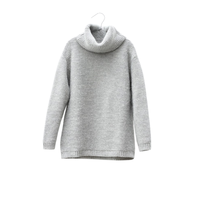 Knitted Basic Sweater Grey - Motoreta