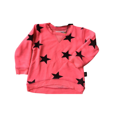 Sweatshirt *Stars, Neonpink* - nununu