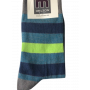 Socken *Stripes Blau/Grün* - Melton