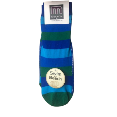 Swim and Beach Socken mit Streifen blue - Melton
