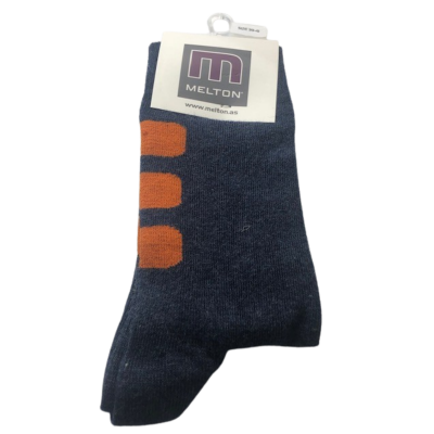 Socken *blue orange* - Melton