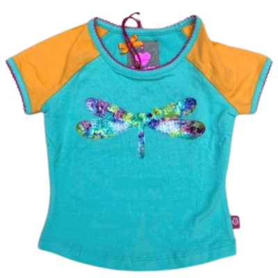 T-Shirt Raglan with Dragonfly - Bomba