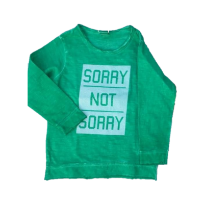 LS Shirt "Sorry not Sorry"- Sturdy