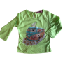 Baby Shirt mit Bus grün - Krasilnikoff
