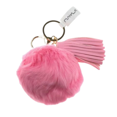 Keychain Pom Pom Tassel *rose* - Nayla