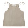 Hilla Musselin Top *Taupe* - Sense Organics