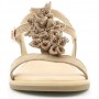 Sandale Pariflow Cuir-Fleur *beige* - Mod8
